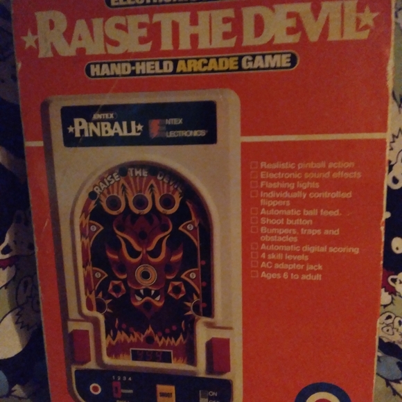 Raise The Devil 1980 Electronic Hand-Held PinBall Arcade Game by ENTEX - Picture 3 of 14